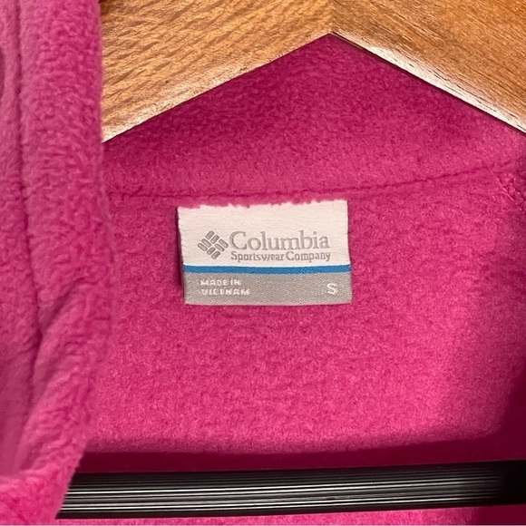 Columbia Women Benton Springs Full Zip Fleece Jacket pink size S - Picture 8 of 11